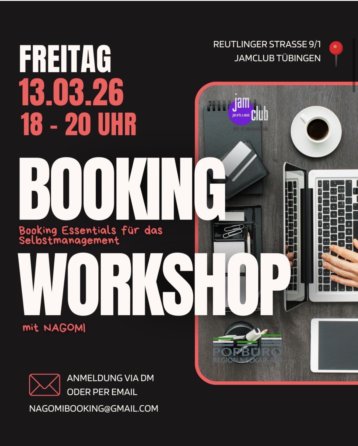 Booking Workshop (mit Nagomi)