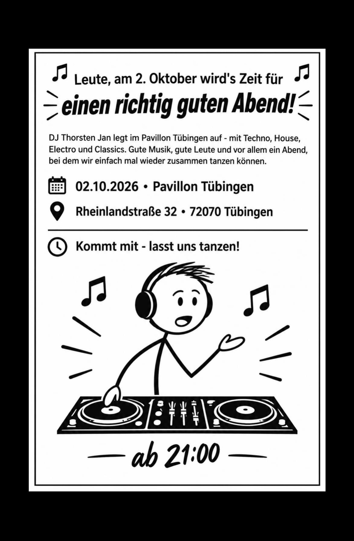 Einen richtig guten Abend