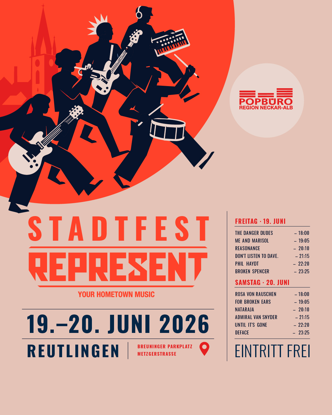 REPRESENT goes STADTFEST Reutlingen